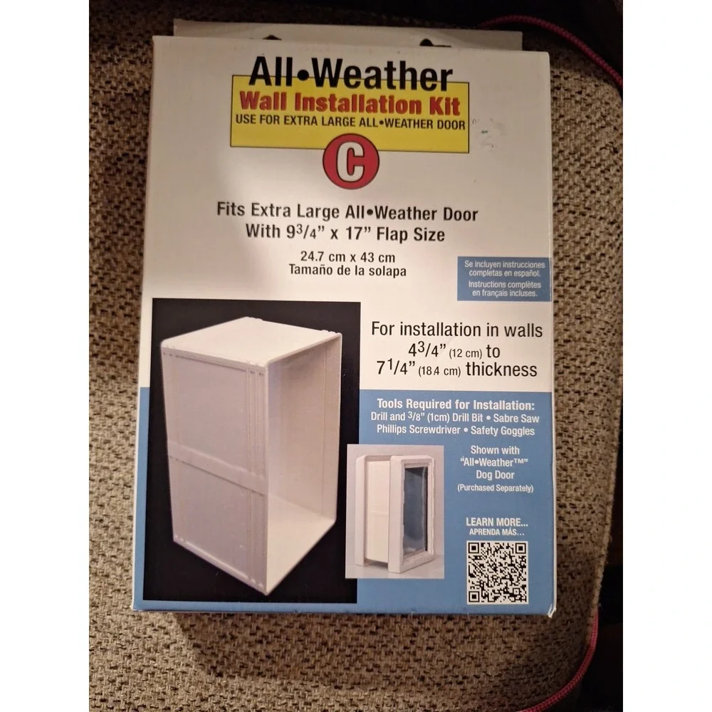 All-Weather Wall Installation‎ Kit for Extra Large All Weather Dig Door NIB